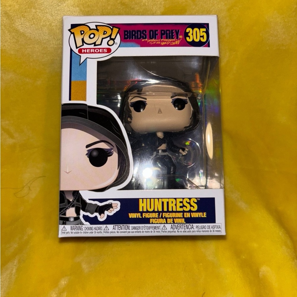 Funko Pop! Heroes Huntress Vinyl Figure - Black and White